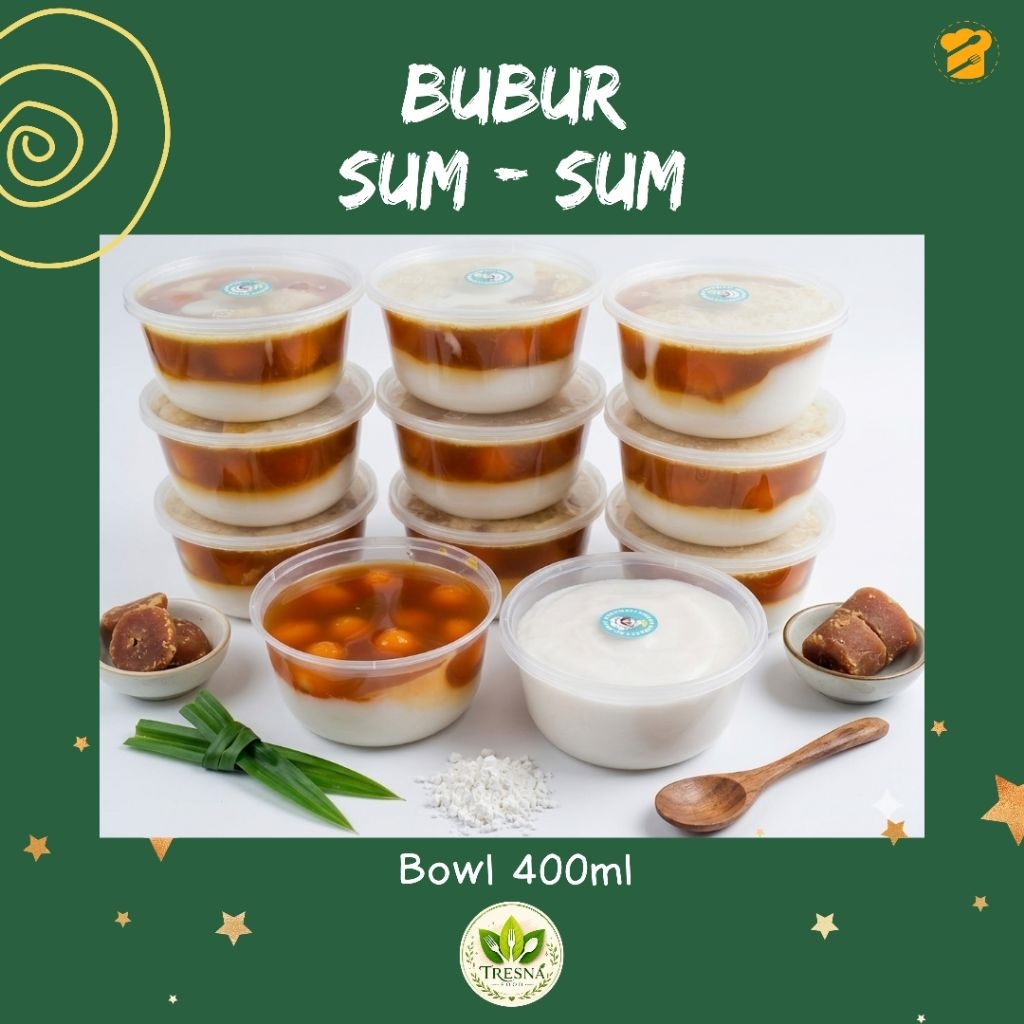 Bubur Sumsum / Bubur sum-sum Gula Aren / Bubur cup 750ml / Bubur