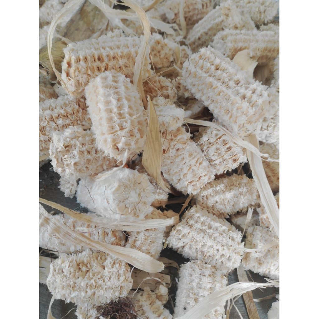 Janggel Jagung Kering 10kg | Tongkol Jagung | Pakan Ternak Sapi Kambing | Alas Kandang