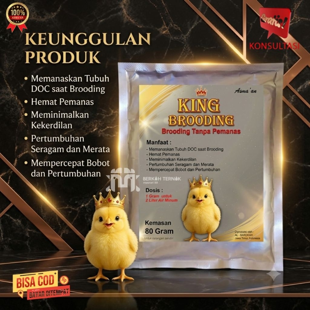 suplemen broding doc - king broding - vitamin ayam doc