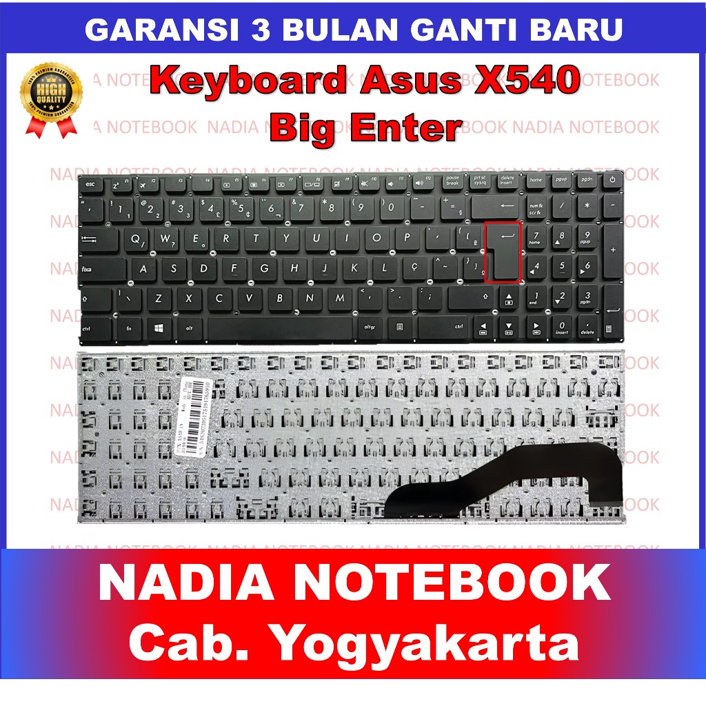 Keyboard Untuk Asus X540 X540L X540LA X540LJ X540S X540SA A540L A540U Varian