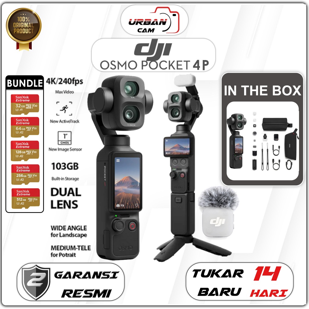 DJI Osmo Pocket 4P Vlog / DJI Pocket  4P / DJI Osmo Pocket 4 Creator