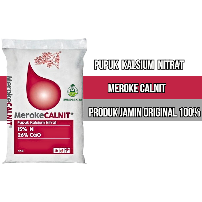 Pupuk MerokeCalnit | Kalium Nitrat | Meroke Calnit Kemasan 1kG
