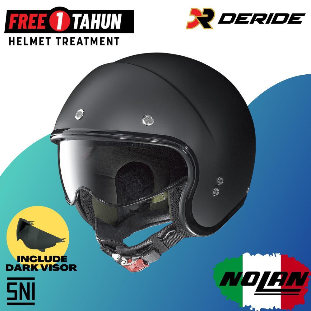 Helm Nolan N21 Durango 007 Flat Black Half Face Helmet SNI