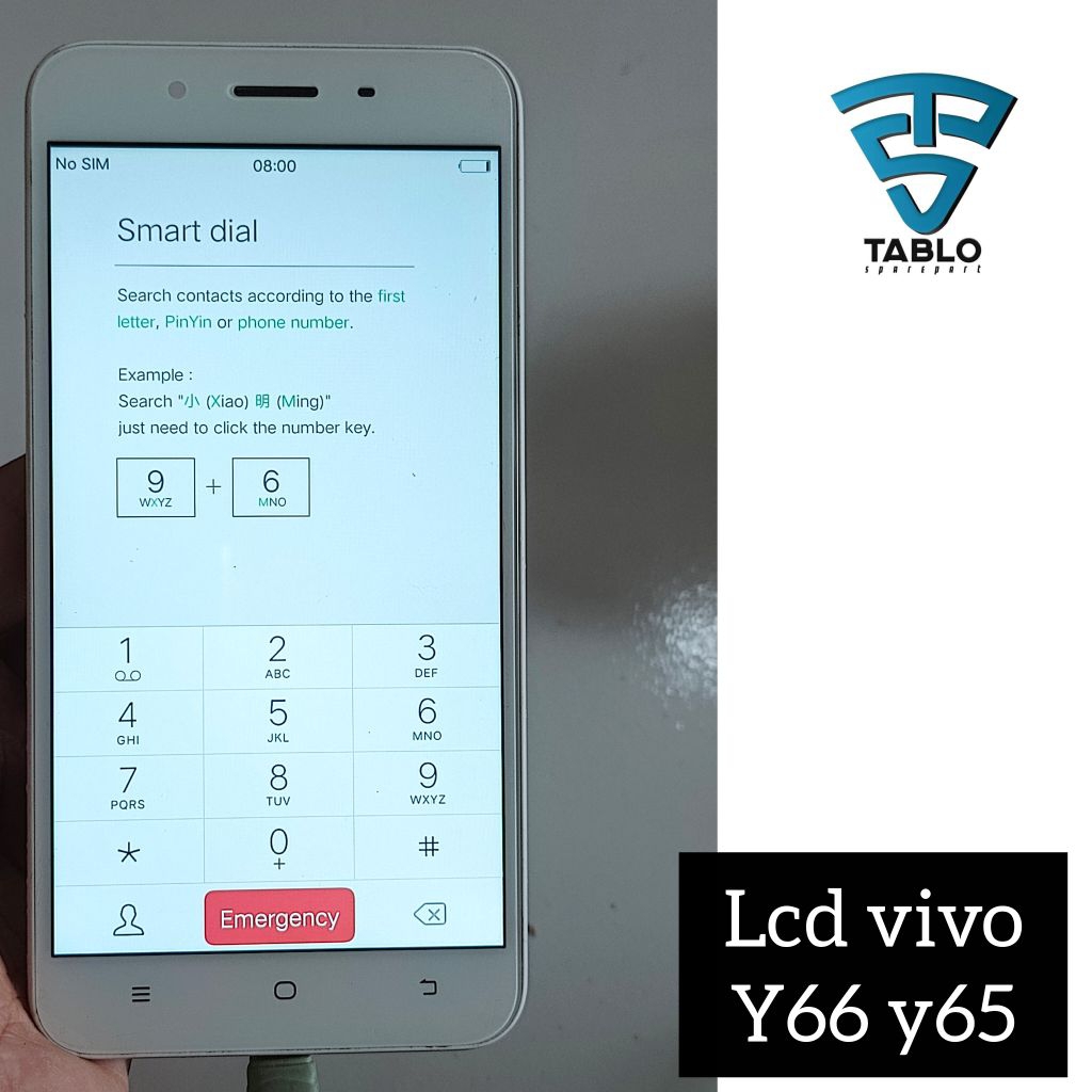 Lcd touchscreen frame vivo y65 y66 KW second