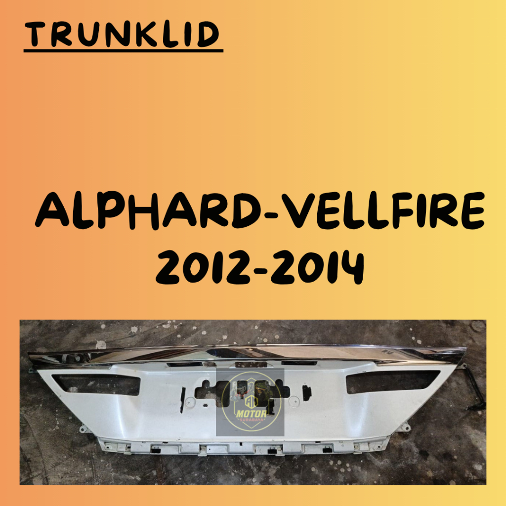 Trunklid Alphard-Vellfire 2012-2014