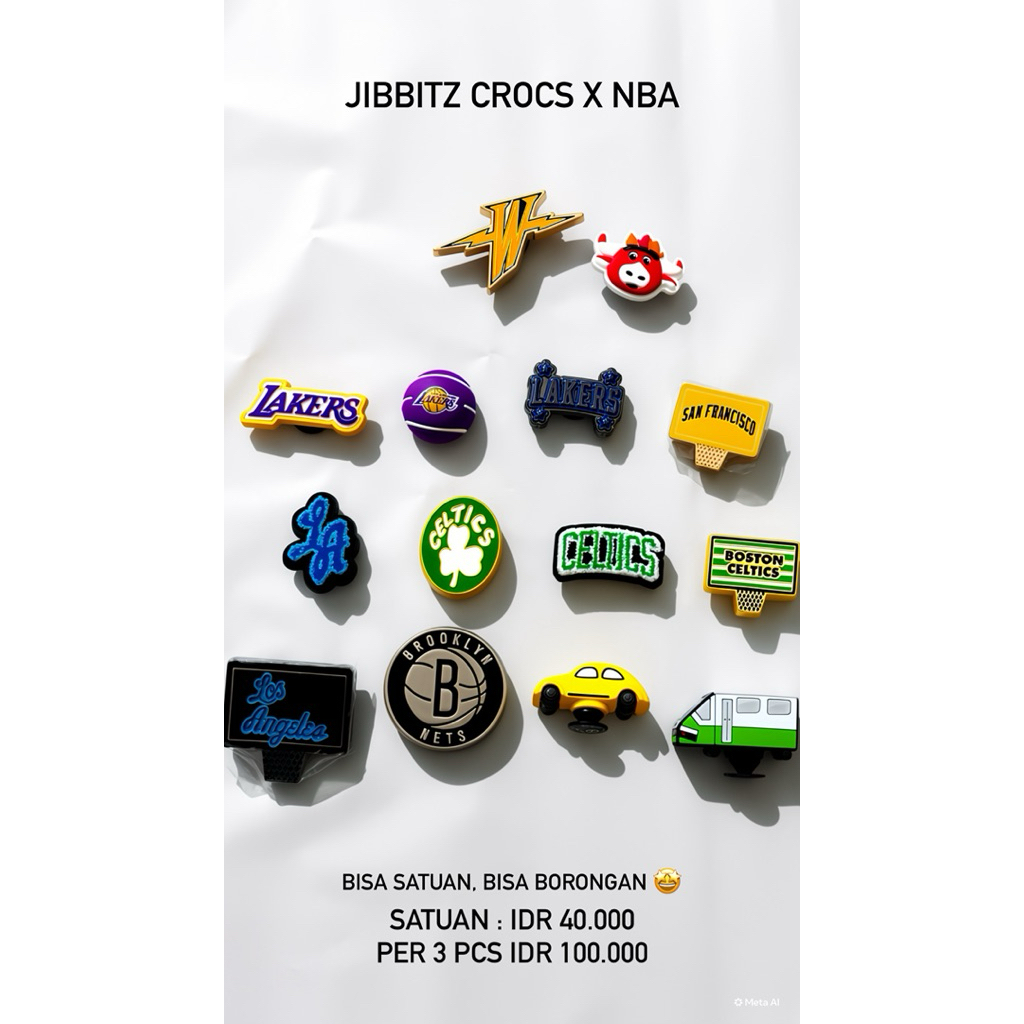 Charm Jibbitz X NBA Original