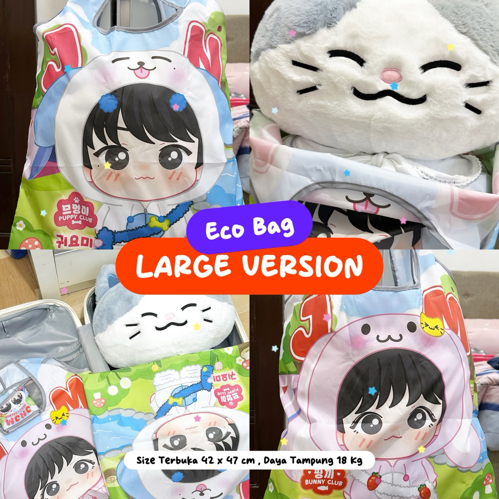 [PO.3 LARGE VER] Nct Dream l Double Side Ecobag  | Folded Shopping Bag Nct Blumebinu_