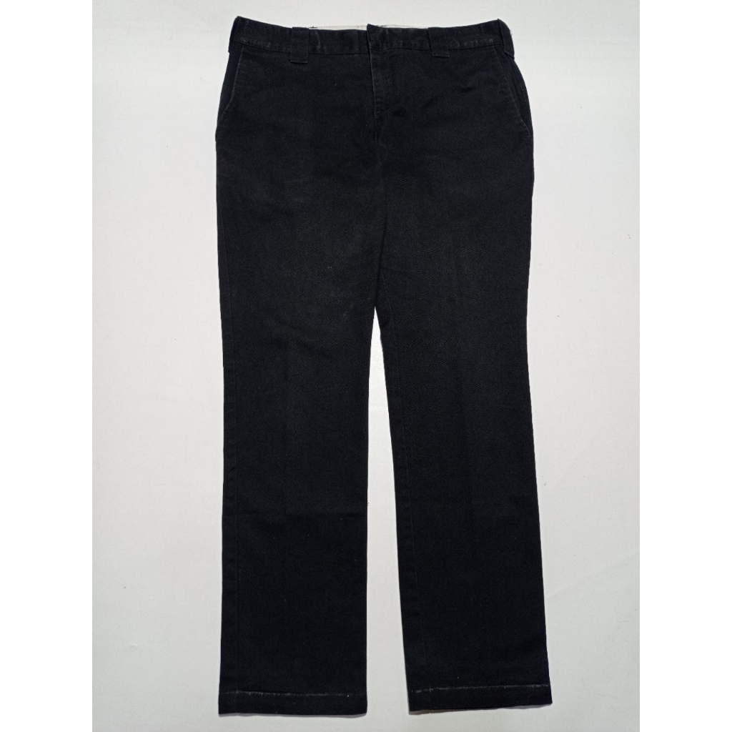Celana Dickies 873 Slim Fit Warna Hitam Size 34×32 Second Brand Dickies