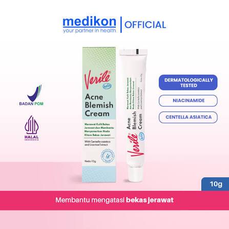 Verile Acne Blemish Cream - Menghilangkan bekas jerawat