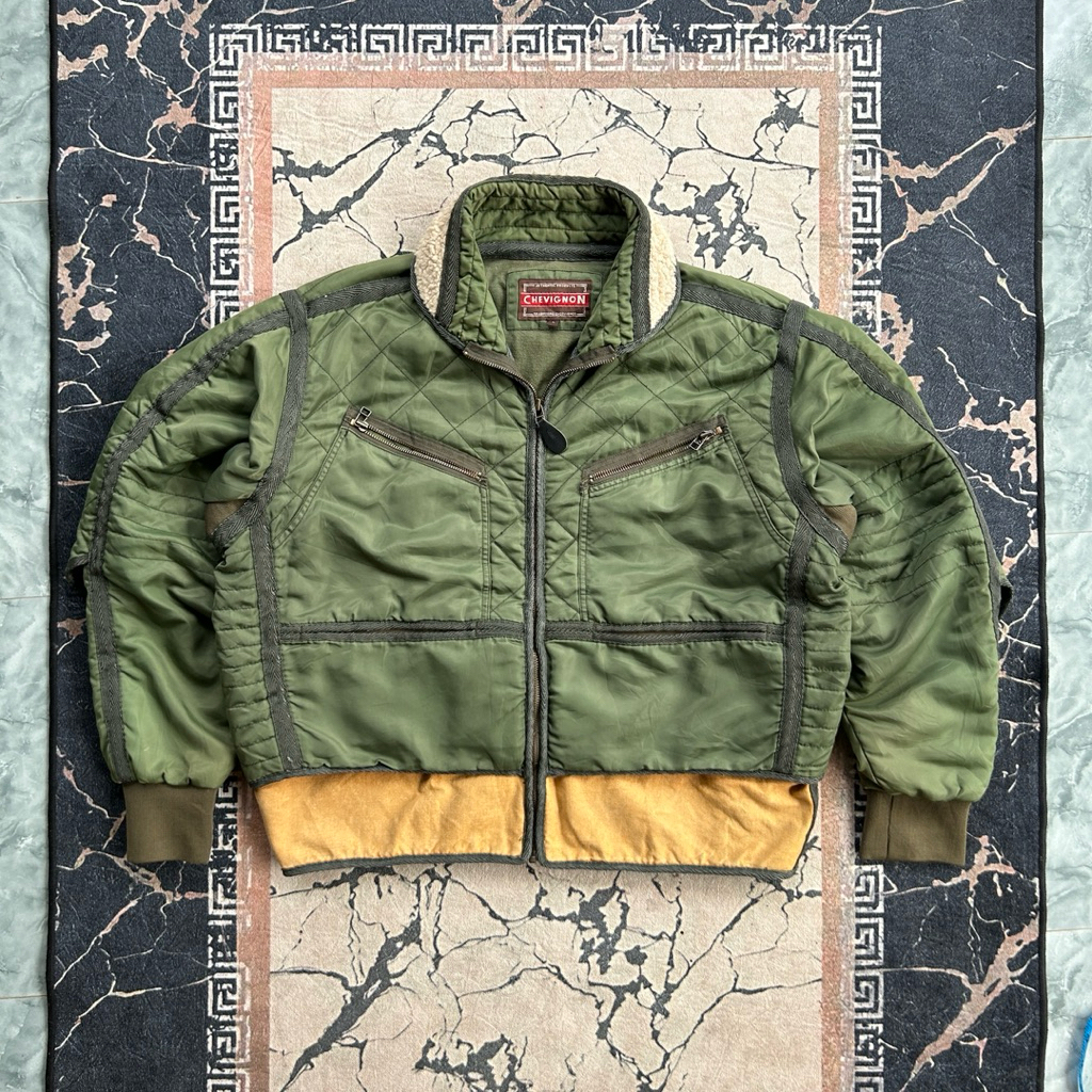 vtg 00's cevign0n military jacket