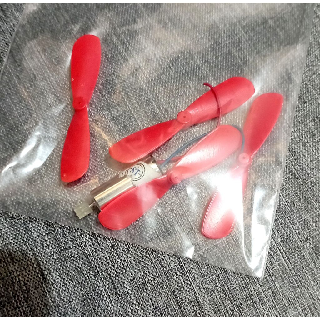 Set Baling-Baling Mini 45mm (2 CW & 2 CCW) bonus Dinamo 1pcs