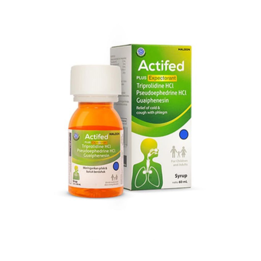 OBAT BATUK ACTIFED HIJAU 60 ML BERDAHAK