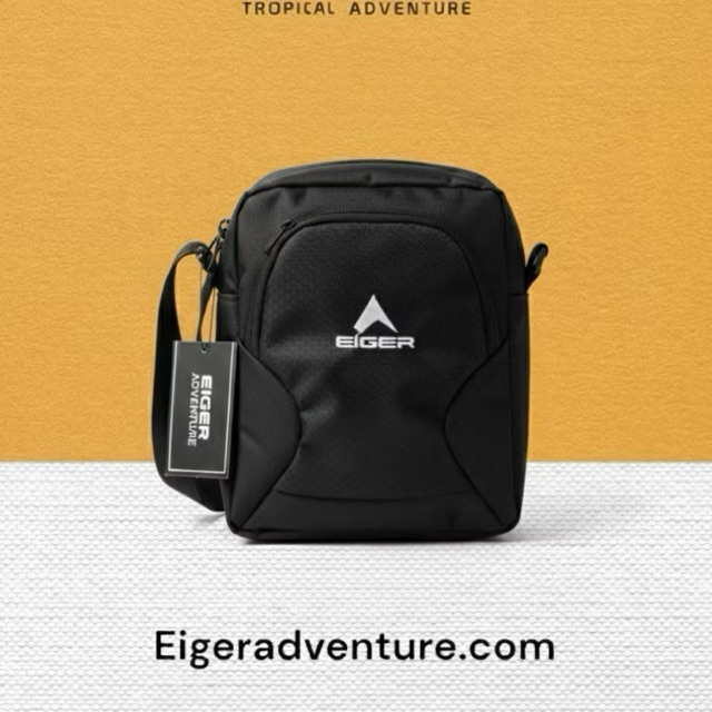 Promo EIGER Tas Selempang Pria Wanita Premium | Sling Bag Adventure Anti Air - EIG3R STORE