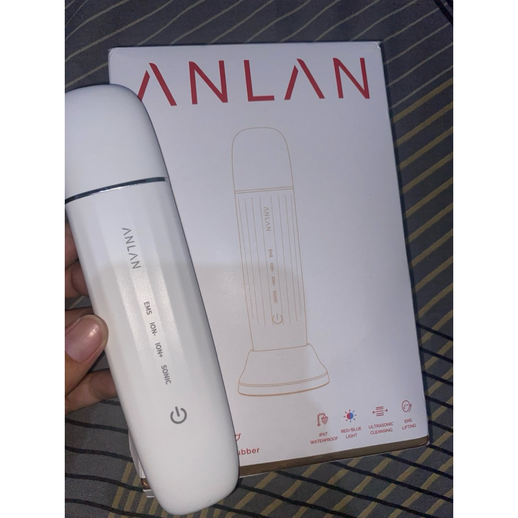 Anlan skin scrubber alat pembersih wajah komedo