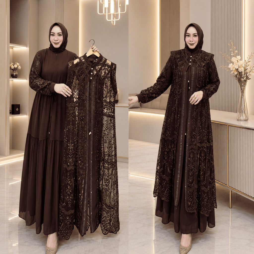 Selena Gamis Kondangan Mewah Elegan Gamis Remaja Dewasa By Sellena Fhasion Terbaru Gamis Abaya 2026 