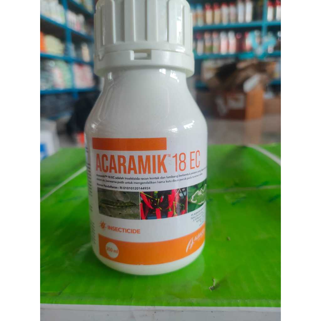 Insektisida Acaramik 18 EC 250ml Mengendalikan Kutu Daun Ulat Translaminar