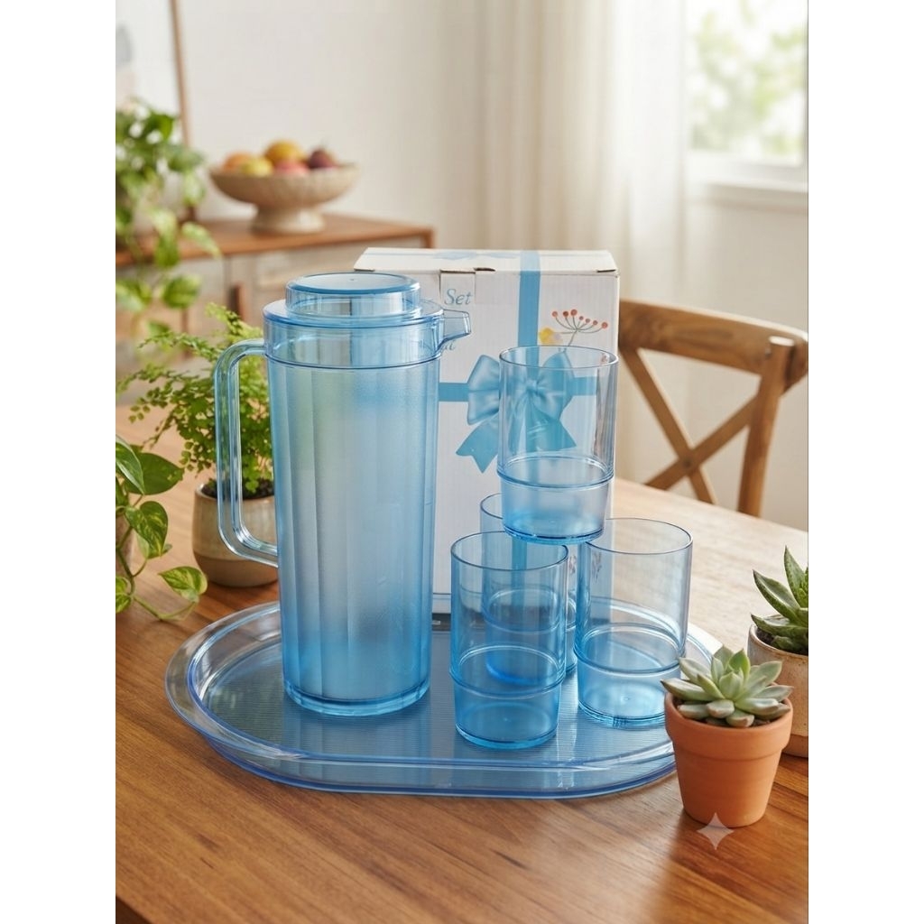 wtc pitcher set classy green