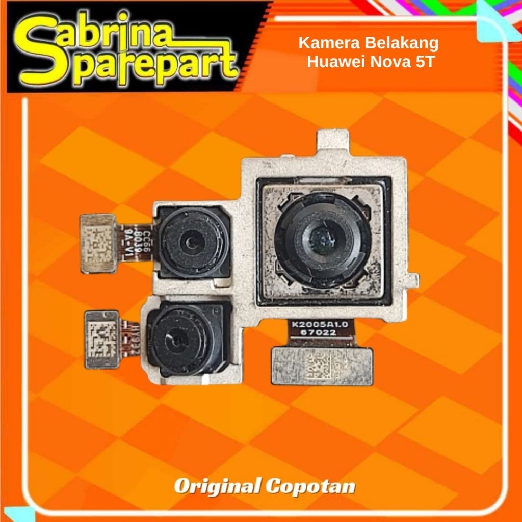 Kamera Belakang Huawei Nova 5T Second original copotan
