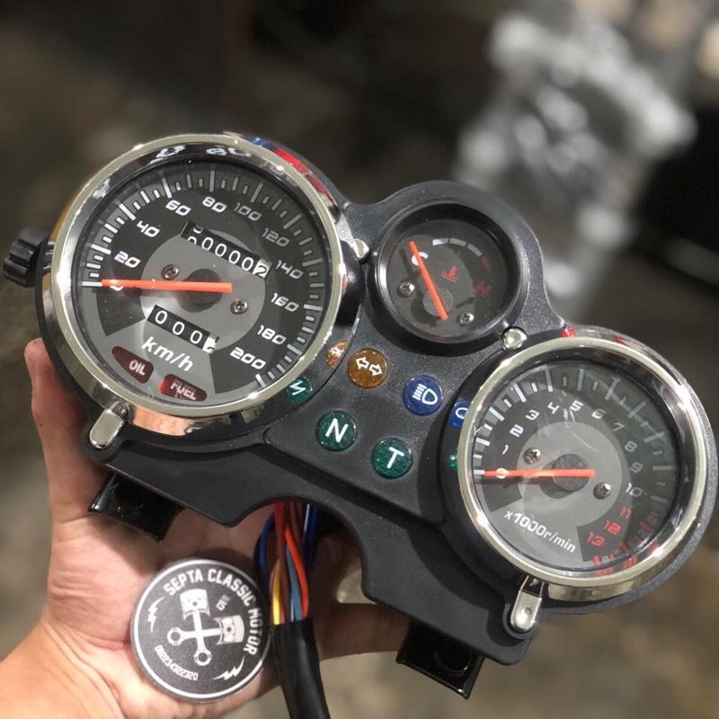 Speedometer Ninja SS Import Spido Ninja SS Layar Hitam