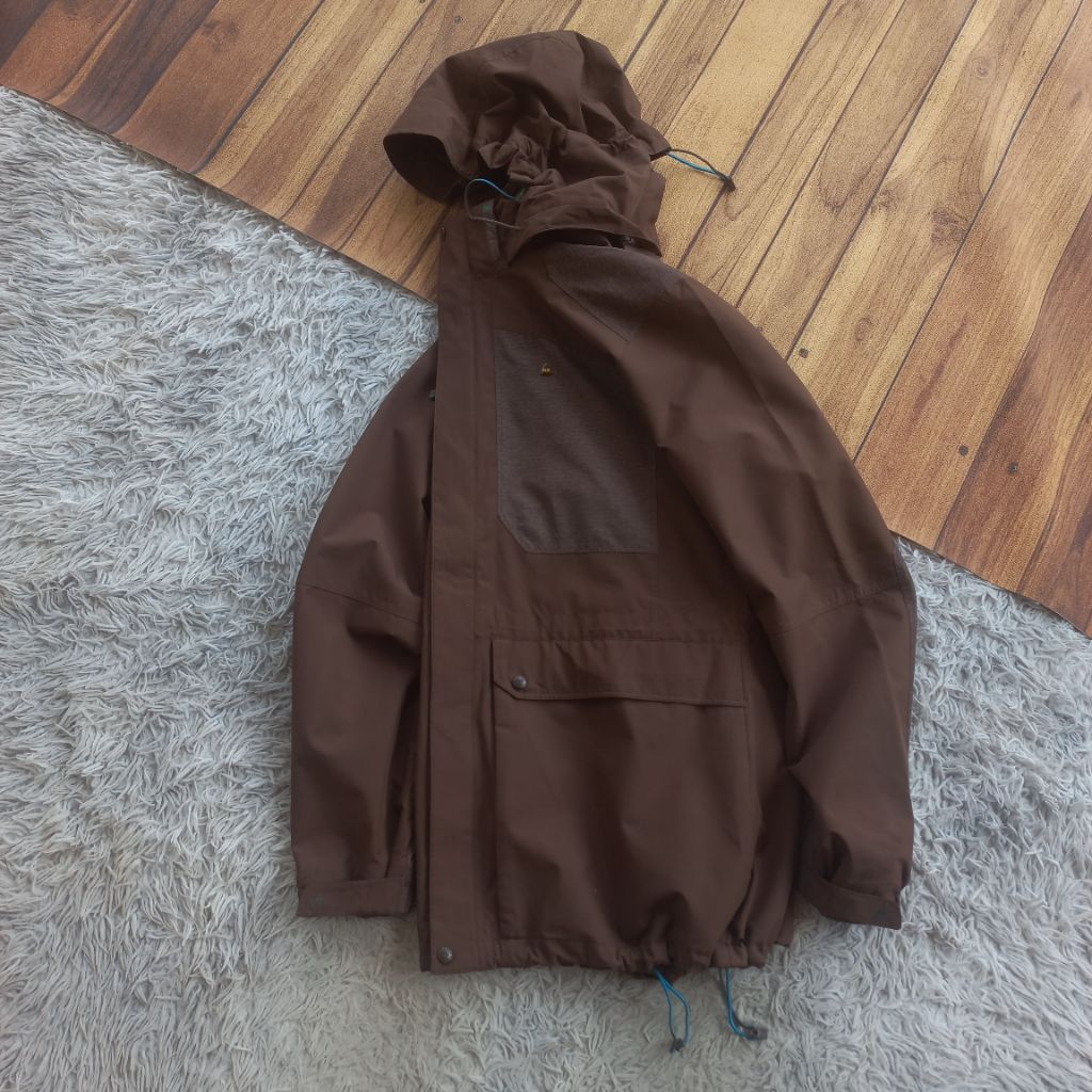 K2 Brown Aquavent Gorpcore Waterproof Mountain Parka Outdoor Jacket NOT goretex blocktech running sp