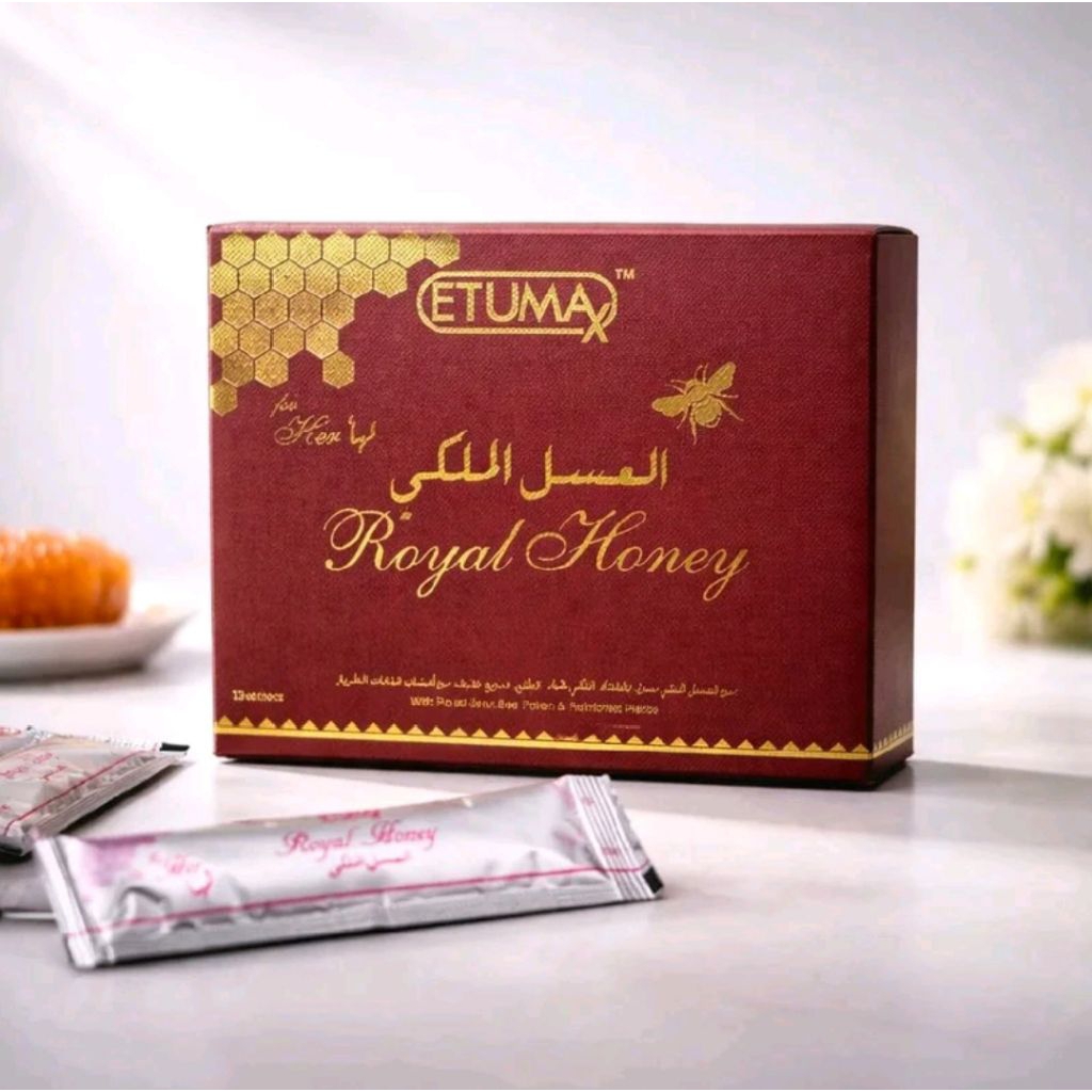 Etumax Royal Honey From Malaysian Honey One Box Whit 12 Sachets Form Vital Honey Royal Honey