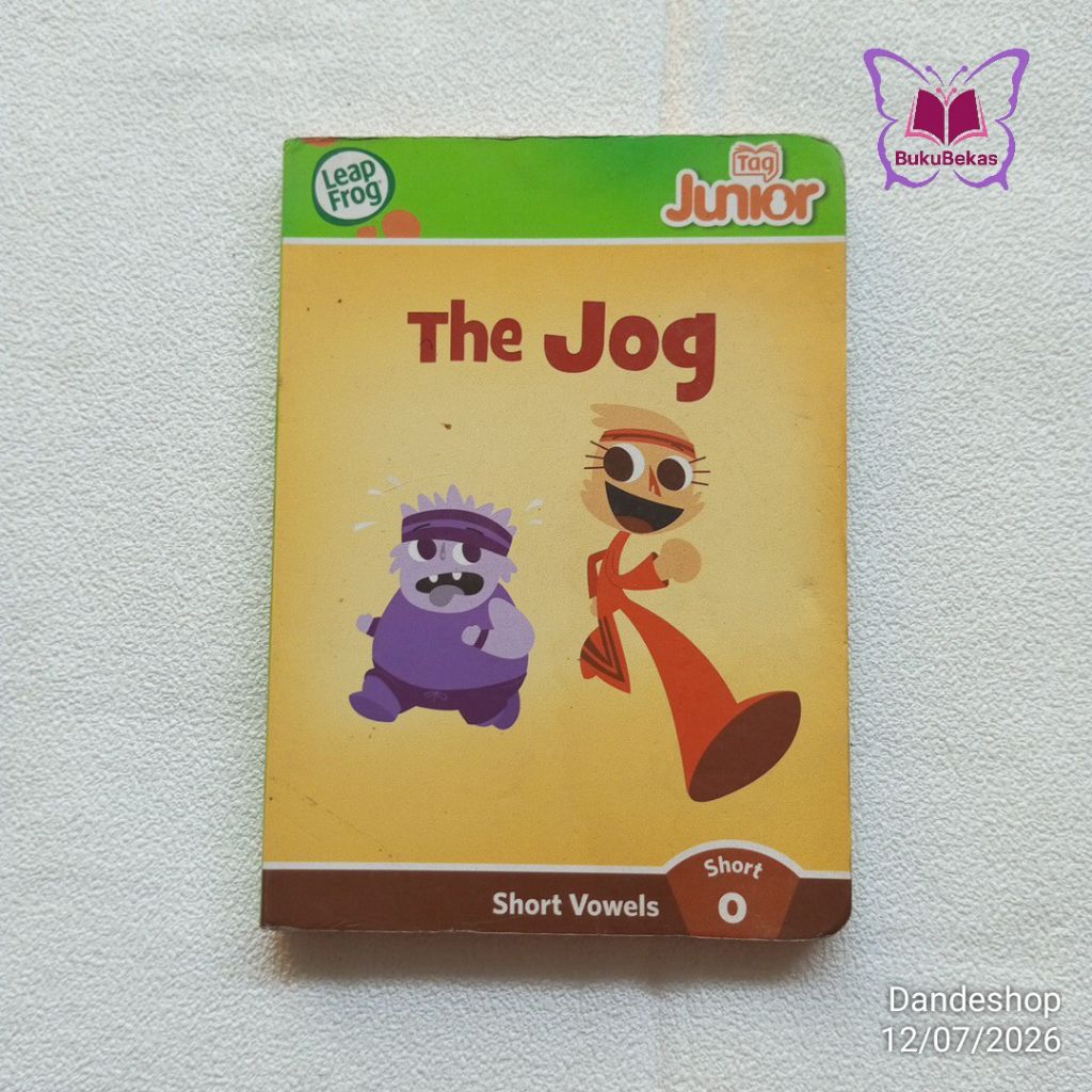 (boardbook) The Jog - Short Vowels Short 0 - Leap Frog Tag Junior - Buku Cerita Anak Bekas Preloved