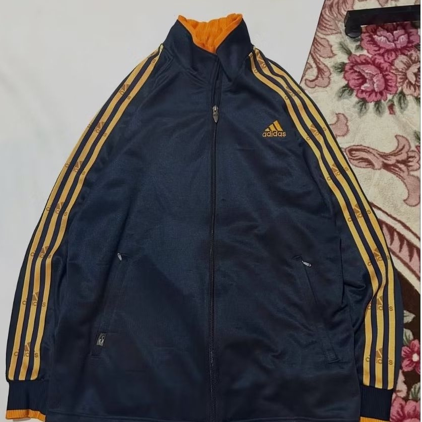 TRACKTOP ADIDAS VINTAGE CLIMA365 NAVY ORANGE ORIGINAL