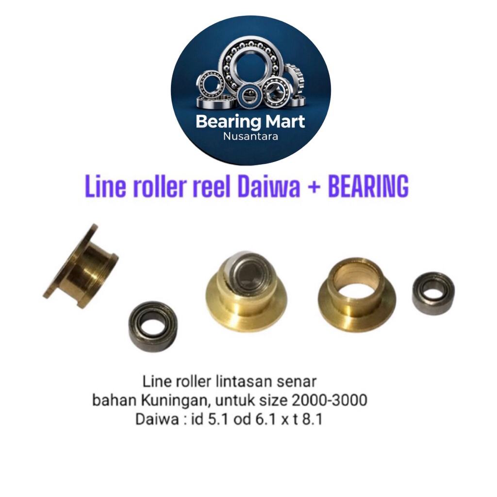 Line Roller + Bearing DAIWA / lintasan tali senar Reel uk 2000-3000