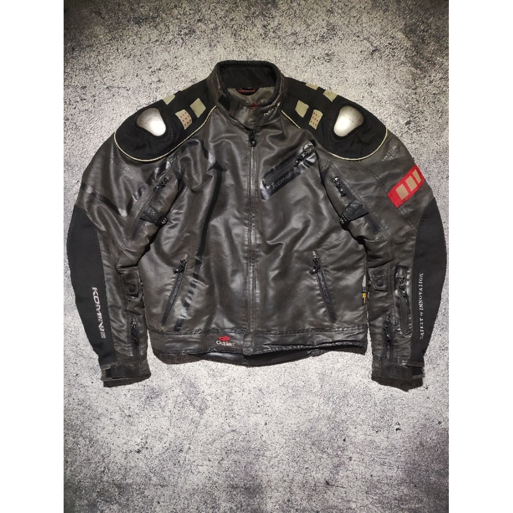 Jacket motor touring Komine JK 501 Titanium Big size 2XL bukan nankai kushitani rnw rstaichi yellowc