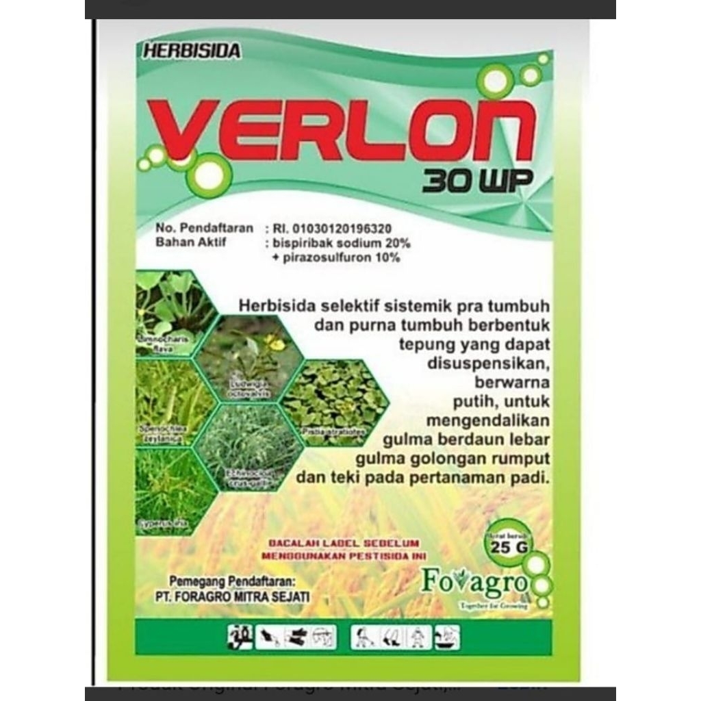 herbisida Verlon 30wp 25gr