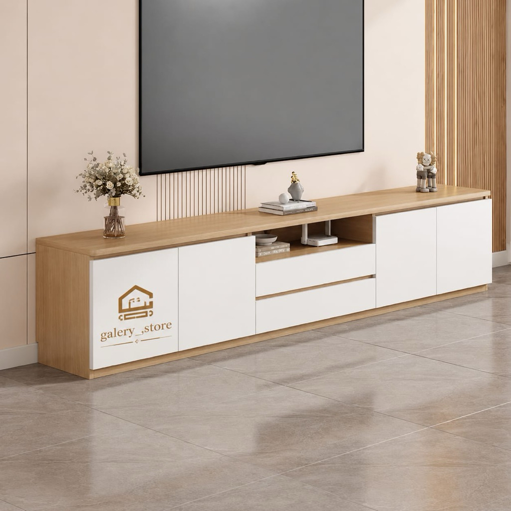 Meja TV Minimalis dengan Desain Modern dan Elegan meja tv kabinet lantai modern