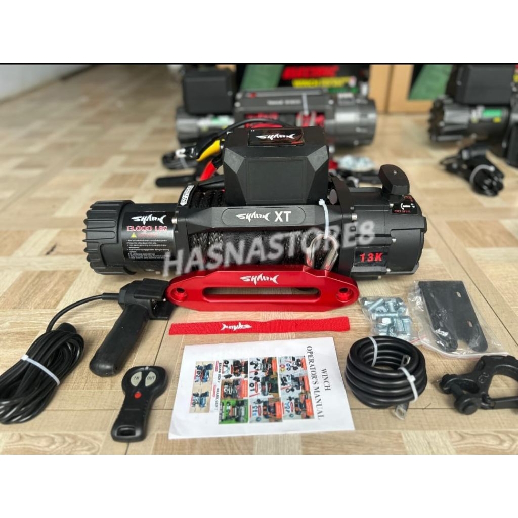 WINCH SHARK GEN 2 13000 LBS 6,5 TON 6,6 HP PLASMA WINCH SHARK PLASMA GEN 2 12V 24V TALI DEREK MOBIL 
