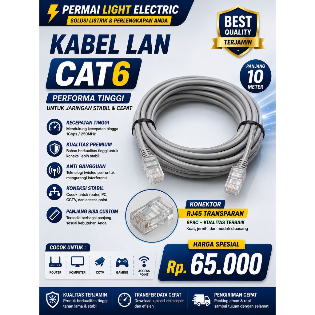Kabel LAN 10 meter