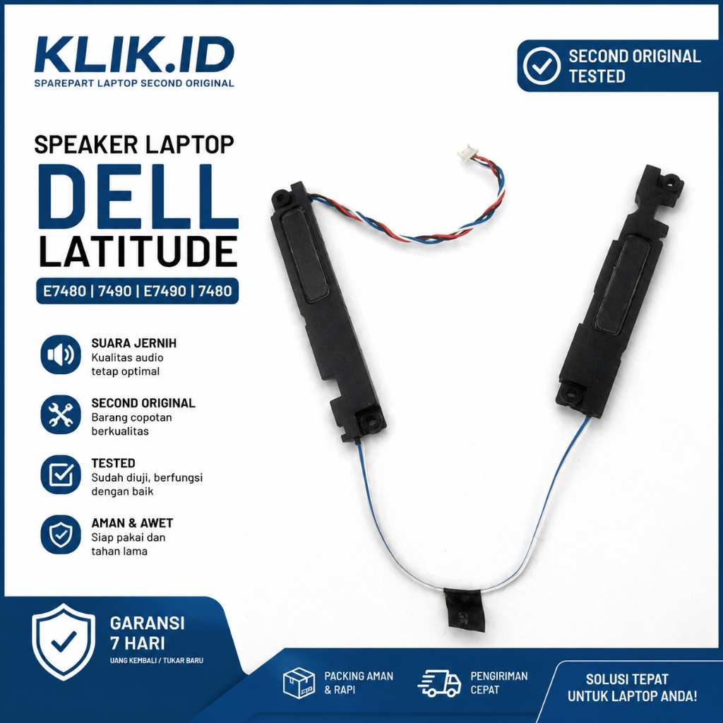 Speaker Laptop Dell Latitude E7480 E7490 7480 7490 Original Second Copotan Tested Normal