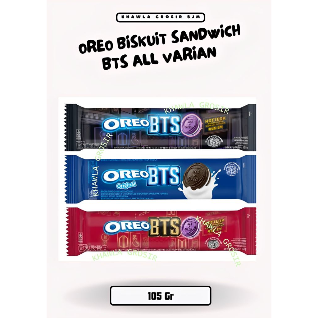 OREO ROLL X BTS BISKUIT WAFER 105 GR ALL VARIAN