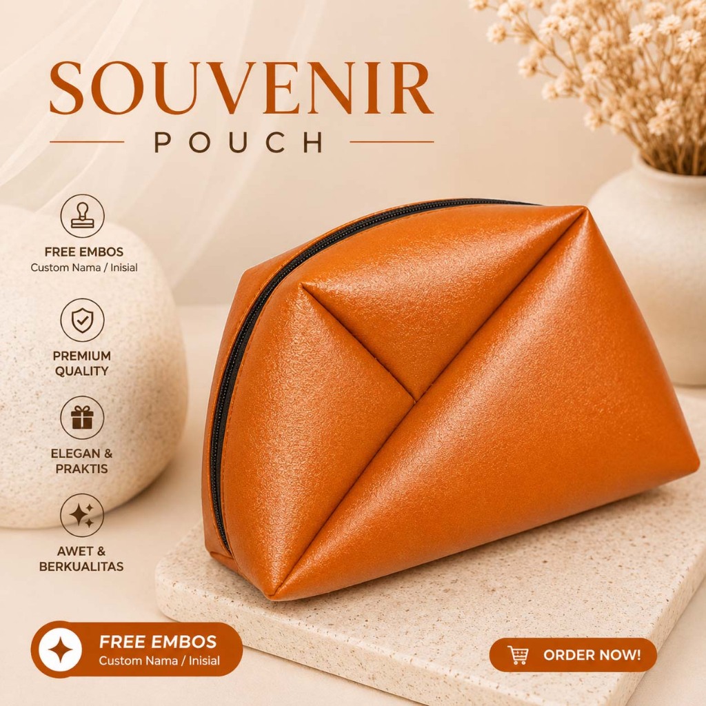 Souvenir Pernikahan Pouch Lesung Kemasan Standart Souvenir Nikah Souvenir Custom