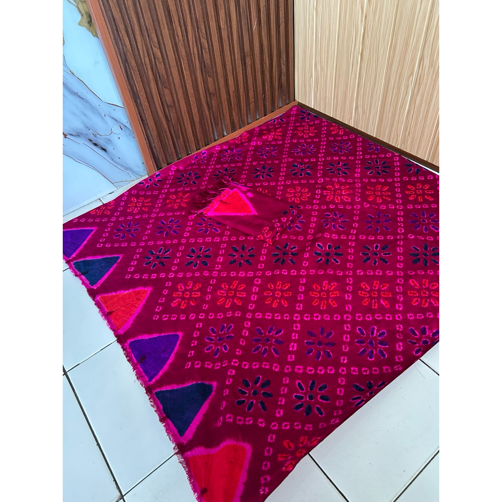 Ready Jumputan Kalianget Set Selendang