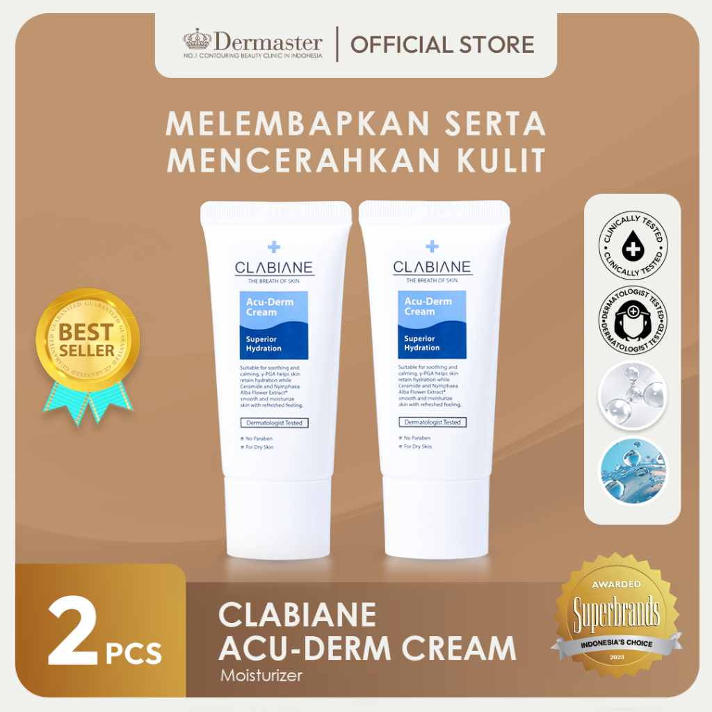Dermaster Clabiane Acu-Derm Cream (2 Pcs)