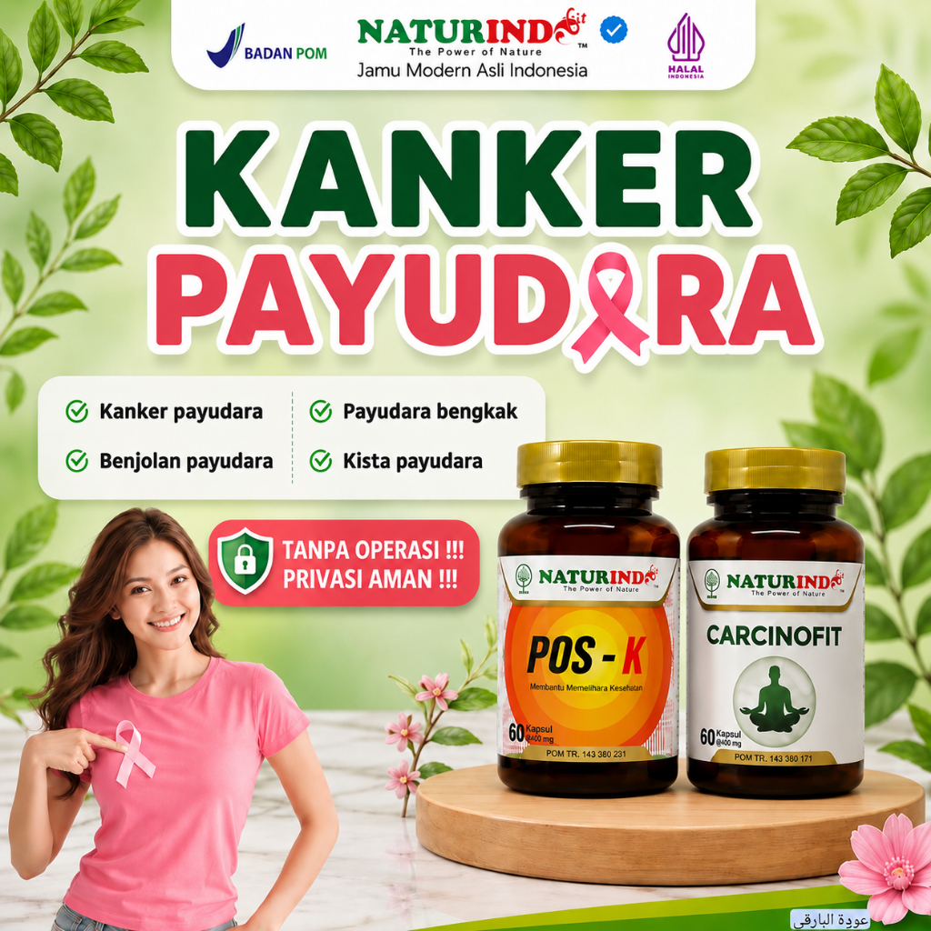 Obat Kanker Payudara Ampuh Benjolan Payudara Kista Payudara Herbal Carcinofit