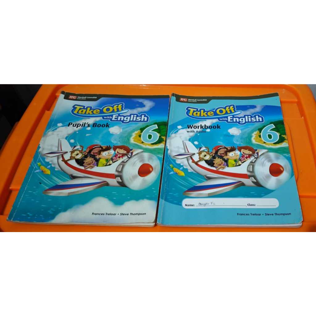 Buku Take off with english pupil's dan workbook 6