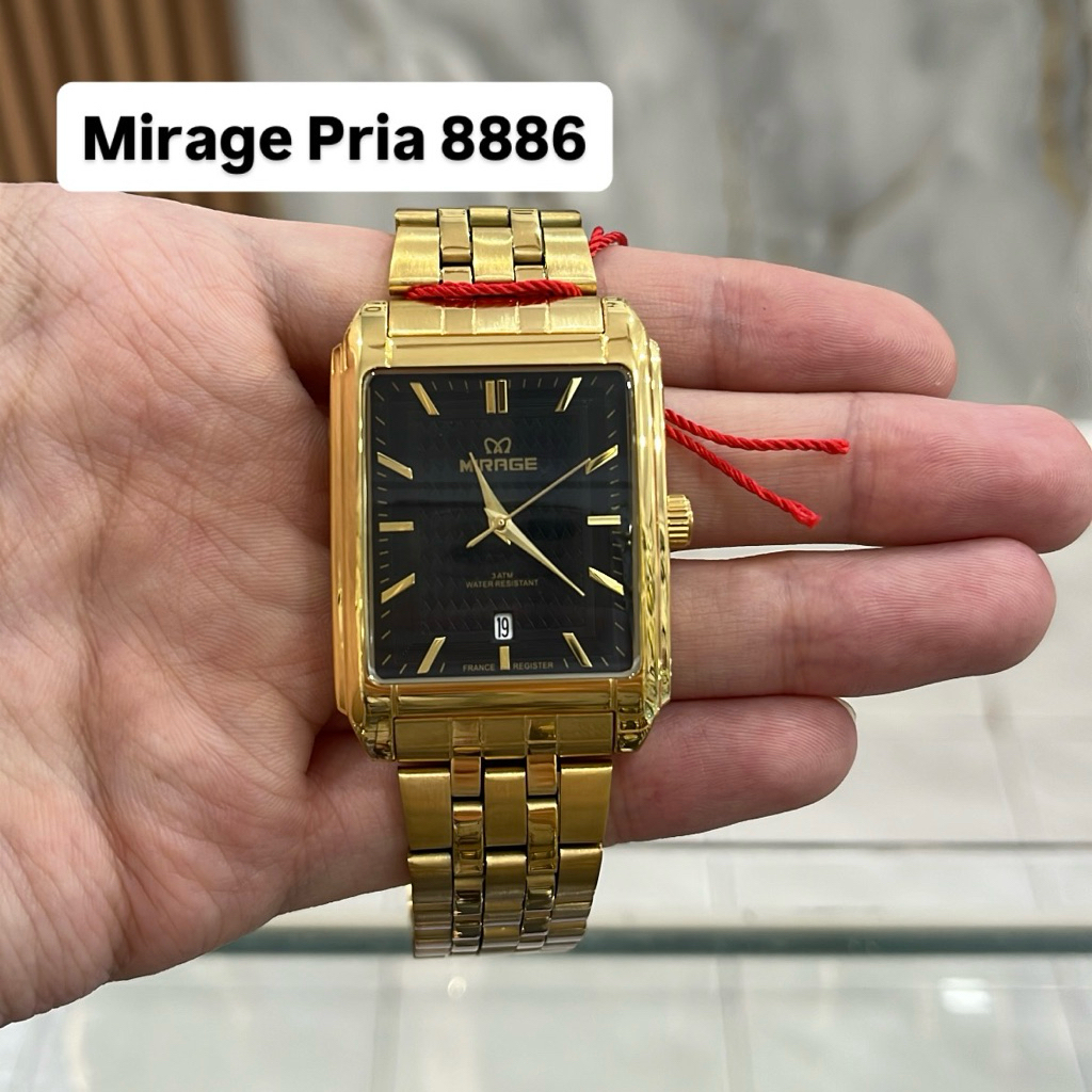 Jam Tangan Mirage 8886 Pria Gold