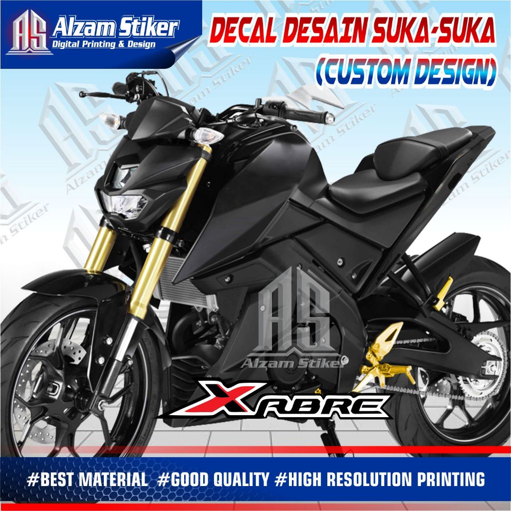Desain Custom Decal Motor XABRE Full Body
