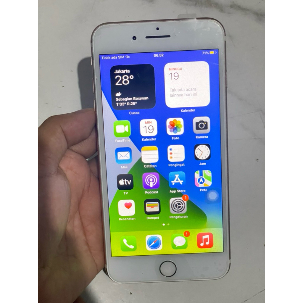 Iphone 7 Plus bebas reset Wifi only