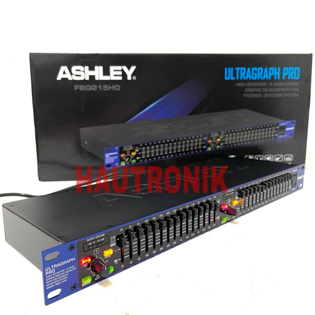 Equaliser Ashley FBQ 215 HD Original Equalizer Ashley Fbq215Hd With Feeckback Destroyer Fbq-215Hd ( 