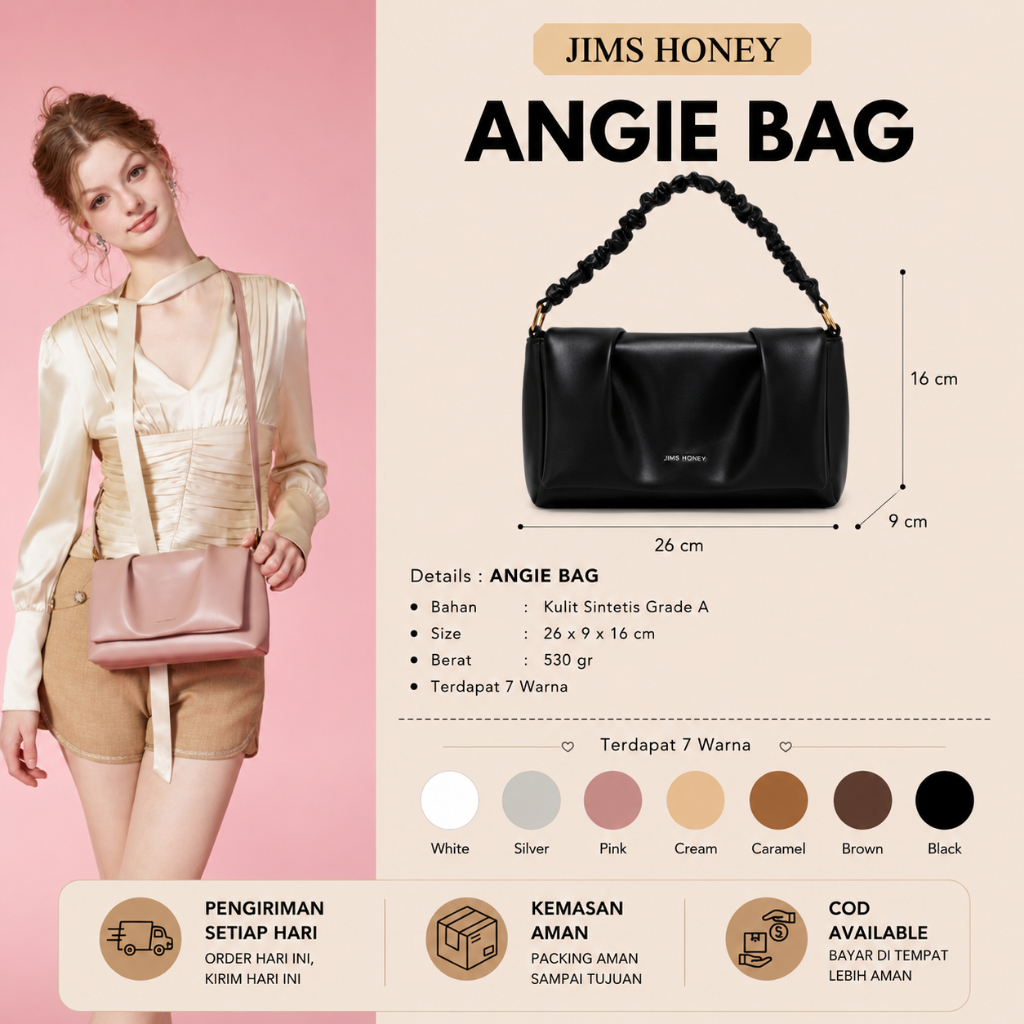 JIMS HONEY TAS SELEMPANG WANITA ANGIE BAG