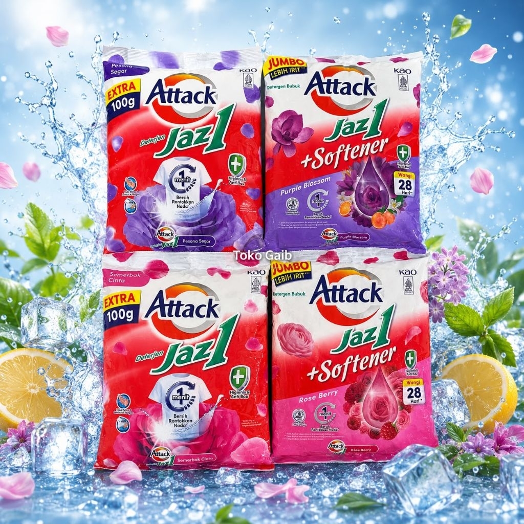 Attack Jaz1 Jumbo Detergen bubuk 1,5 kg