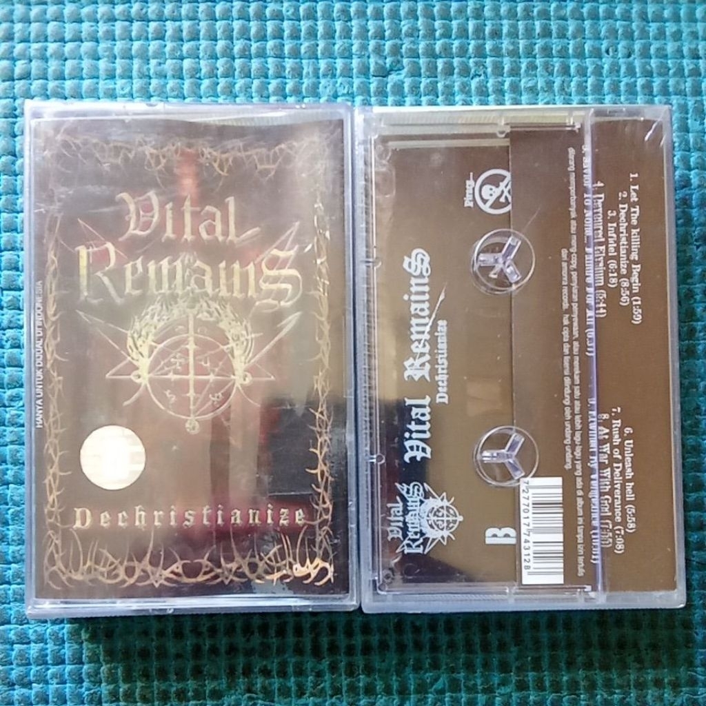 Kaset pita original Vital Remains - Dechristianize