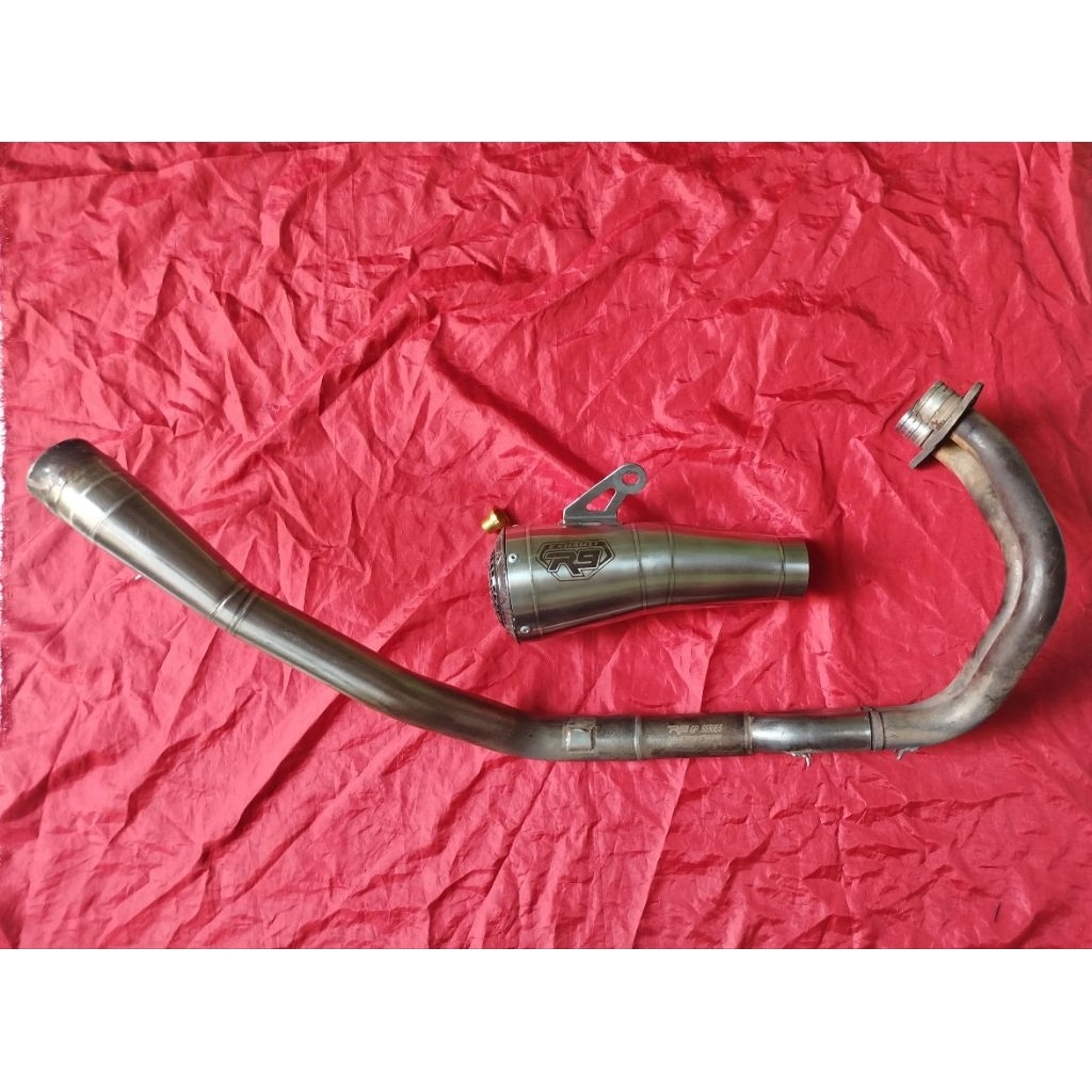 Knalpot R9 GP Honda CBR 250RR Fullsystem Original Second