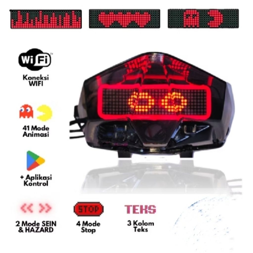 LED stoplamp running teks motor
