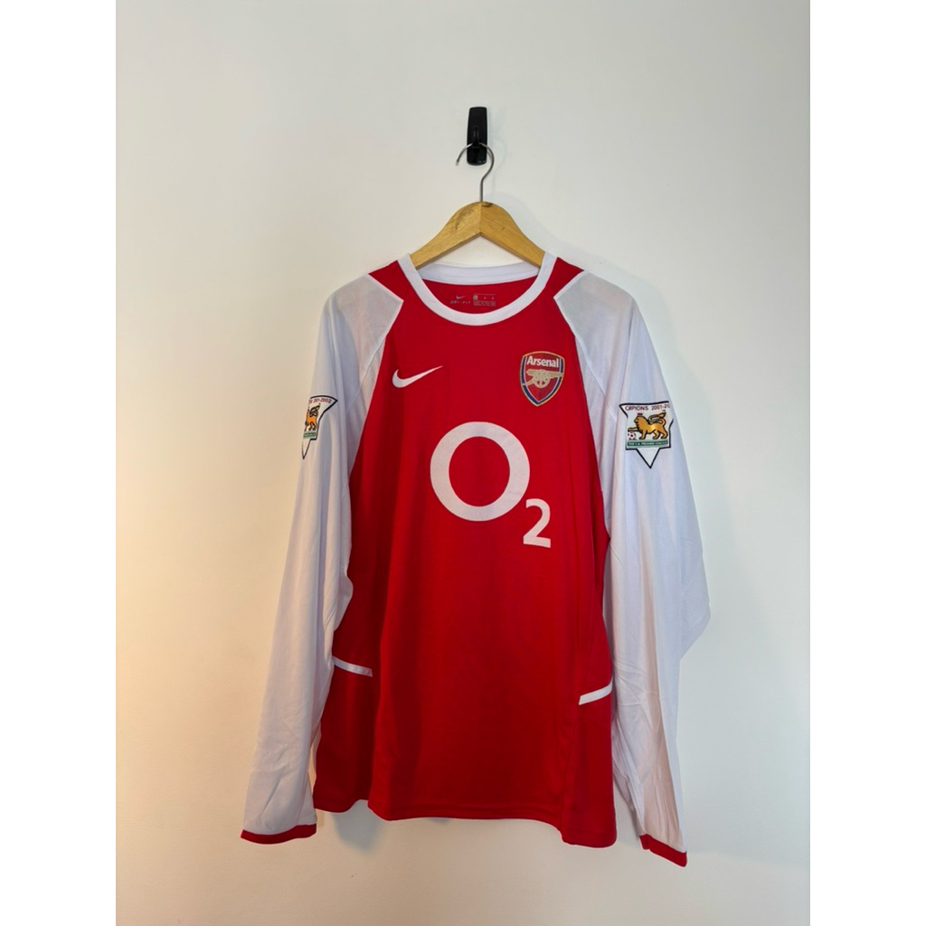 Jersey Long Sleeve Arsenal Home 2002–2004 – Size L